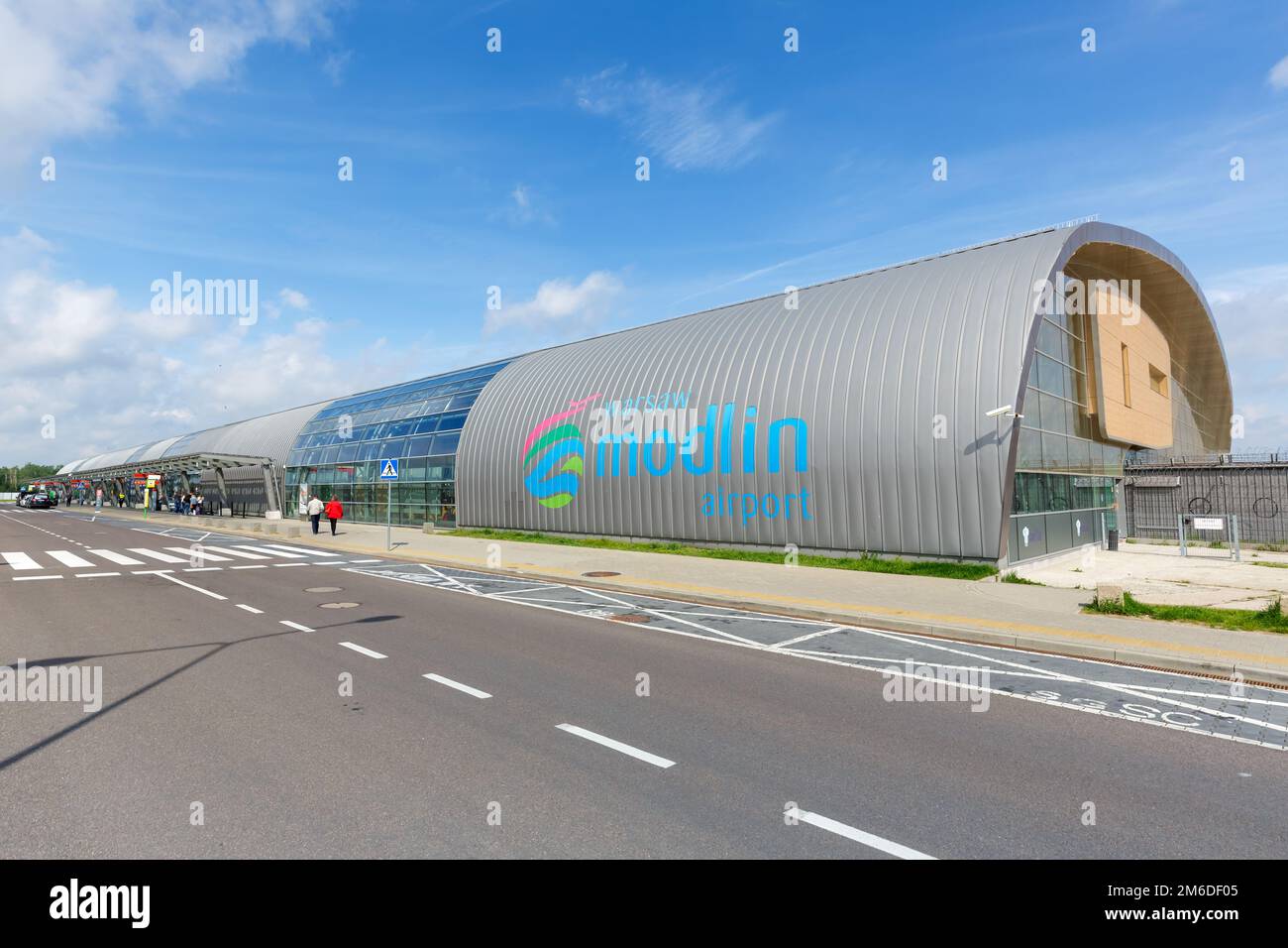 Warsaw Modlin Warszawa Airport Terminal Stock Photo Alamy