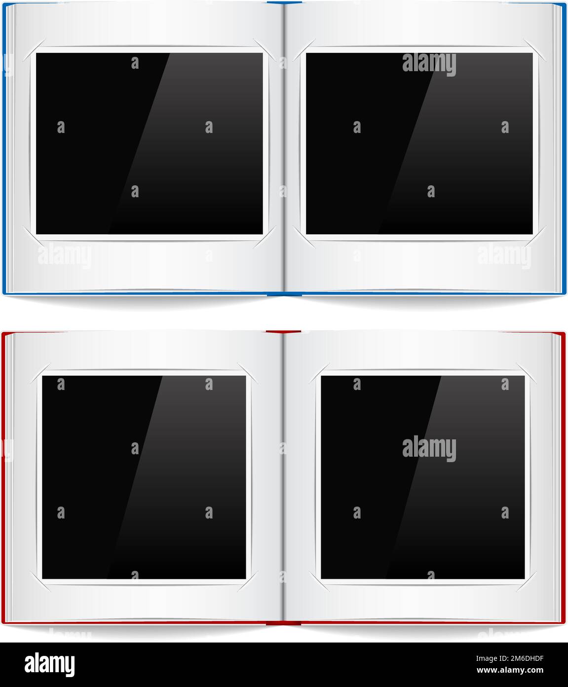 Open photo albums, vector eps10 illustration Stock Vector Image & Art Alamy