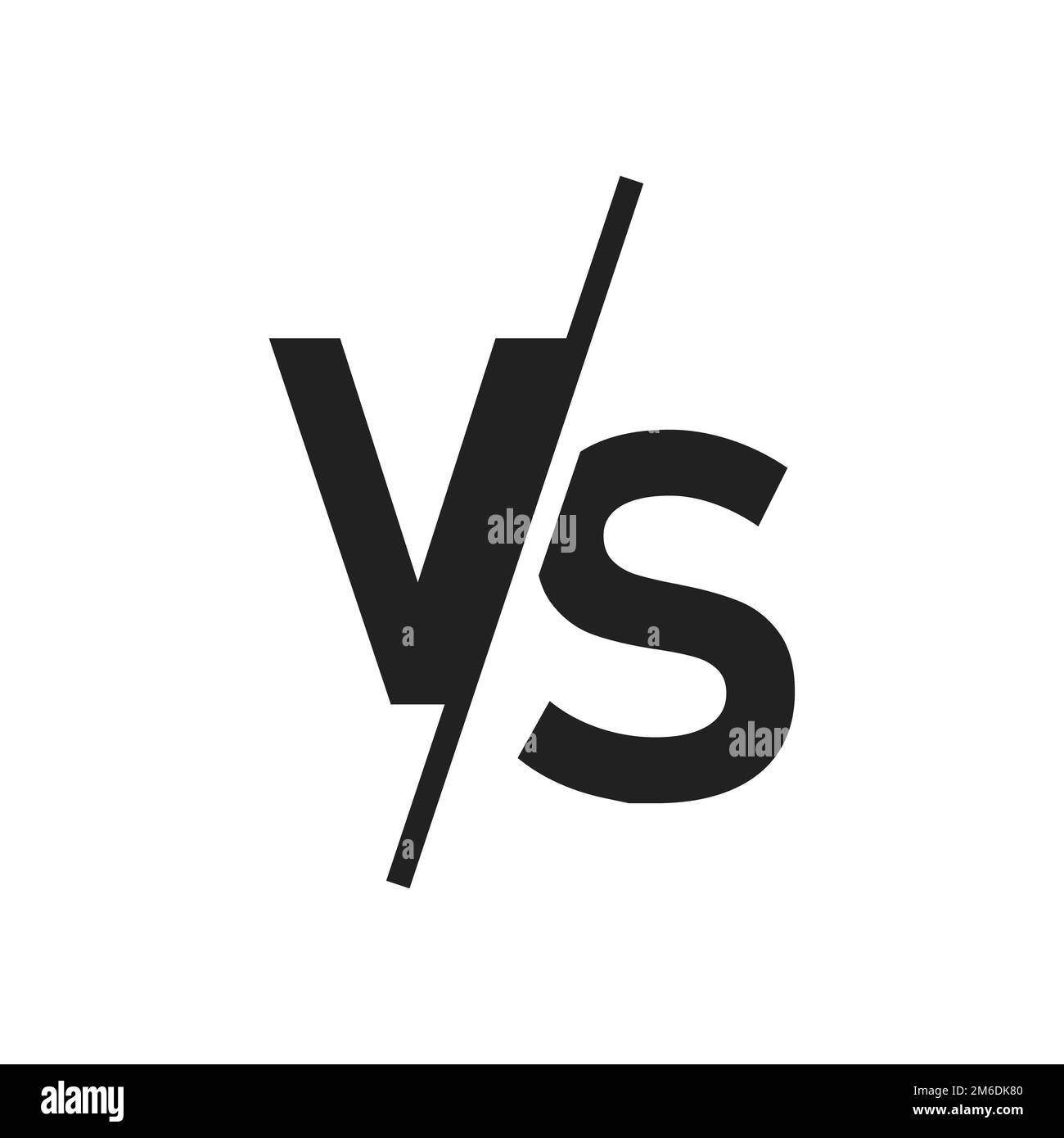 VS. Versus letter logo. Battle vs match, game Stock Vector Image & Art -  Alamy