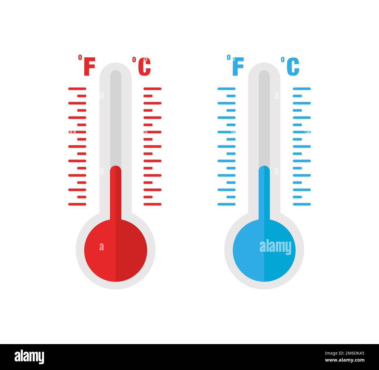 Thermometer - Air Temperature Measuring Device in Vector Stock Vector -  Illustration of blue, measuring: 96329764
