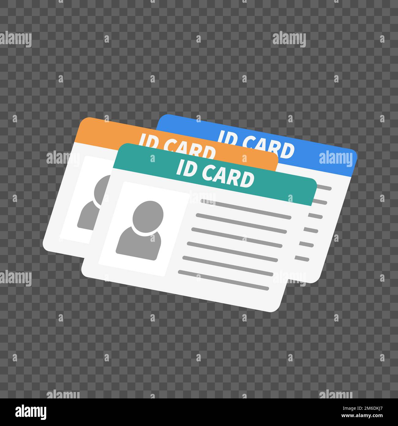 Multiple Identification Card Id Cards Editable Vector Stock Vector Image And Art Alamy