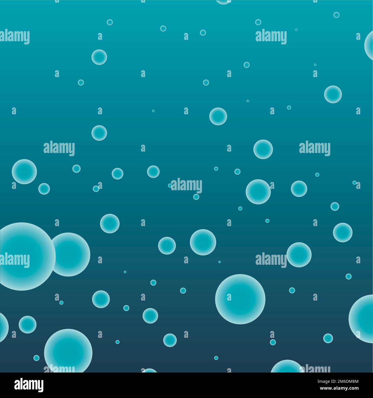 Cartoon Ocean Bubbles