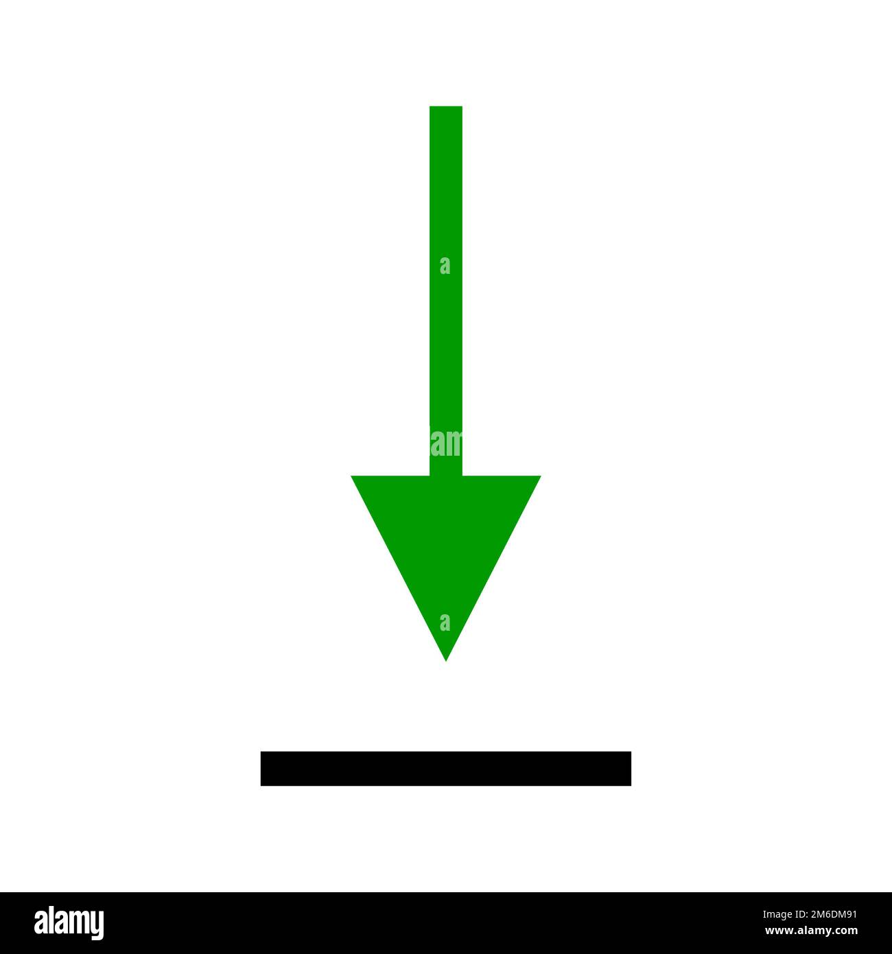 Vector icon for button or sign download download application green ...