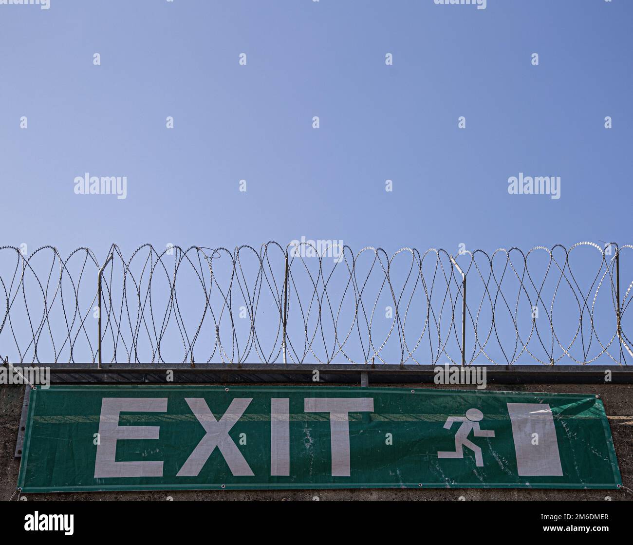 The abandoned State Prison in Horsens, Denmark Stock Photo