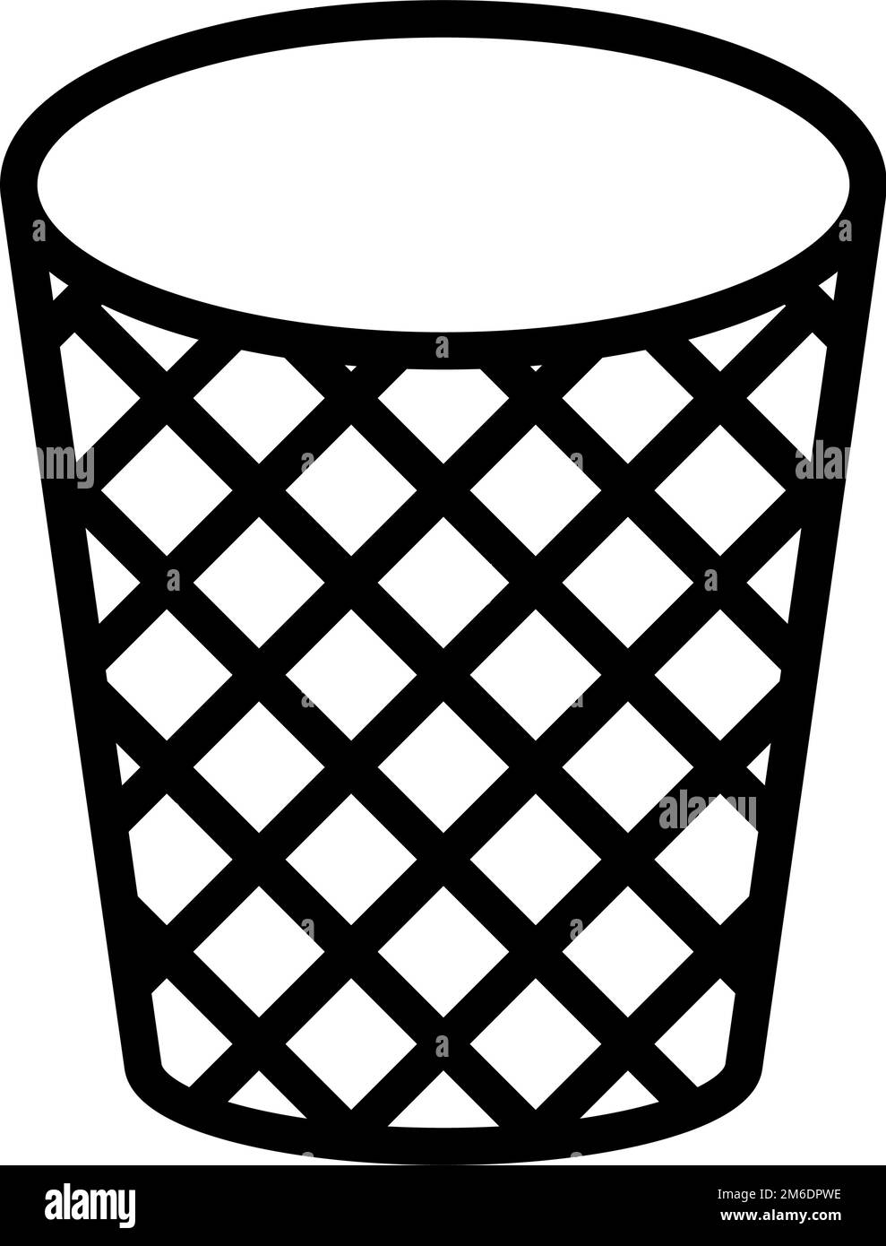 Trash can black simple icon Stock Vector Image & Art - Alamy