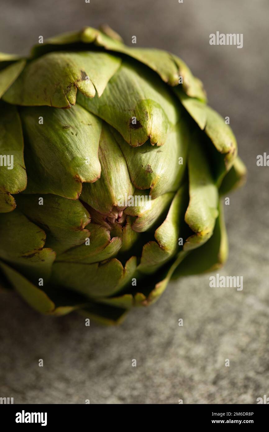 Artichoke on marble background , Artichoke Stock Photo