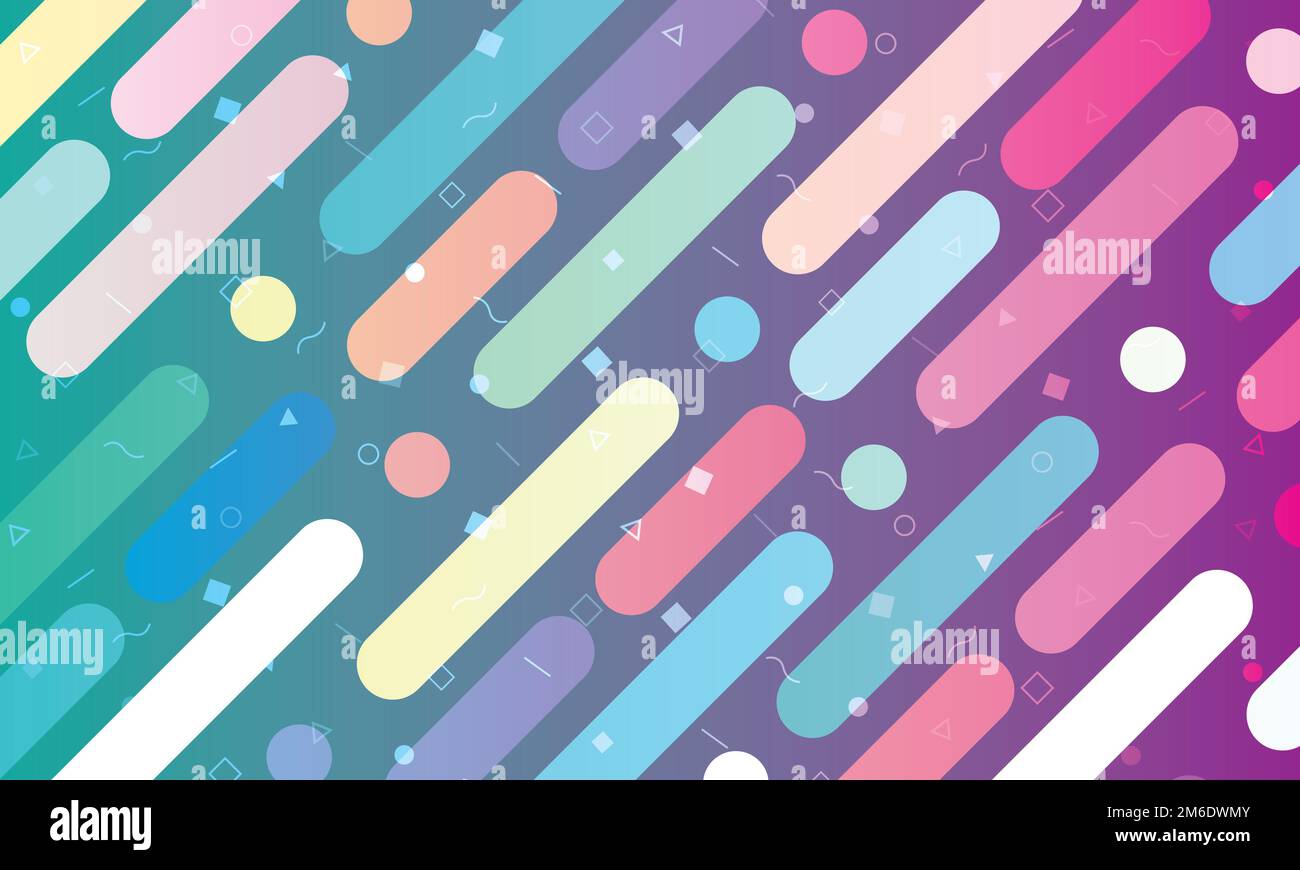Abstract geometric elements vector design Stock Photo - Alamy