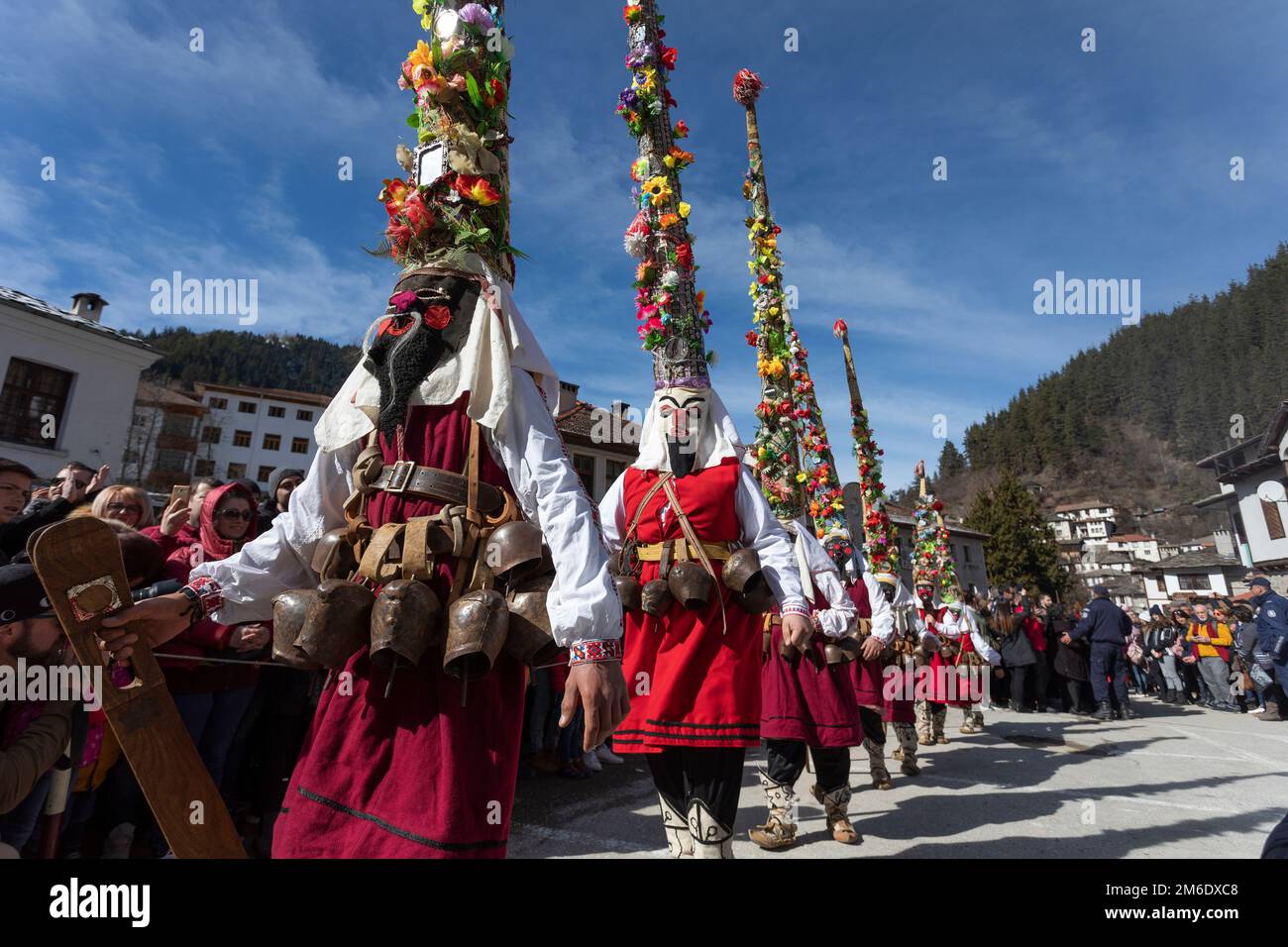 Masquerade festival in Shiroka Laka, Bulgaria. Culture, indigenous