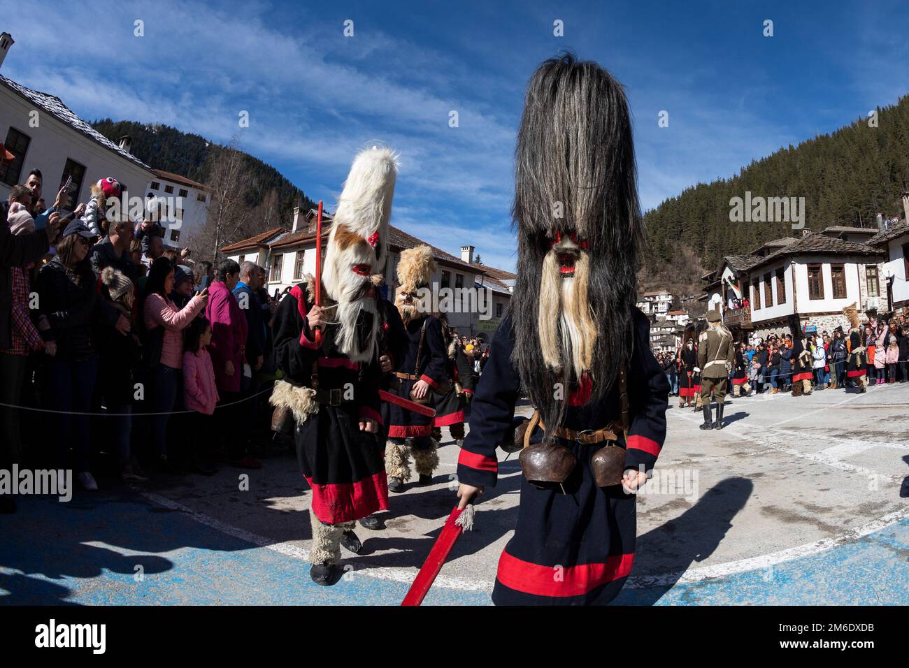 Masquerade festival in Shiroka Laka, Bulgaria. Culture, indigenous