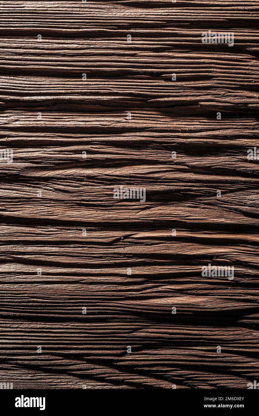 Messy vintage natural wooden backcloth. Stock Photo