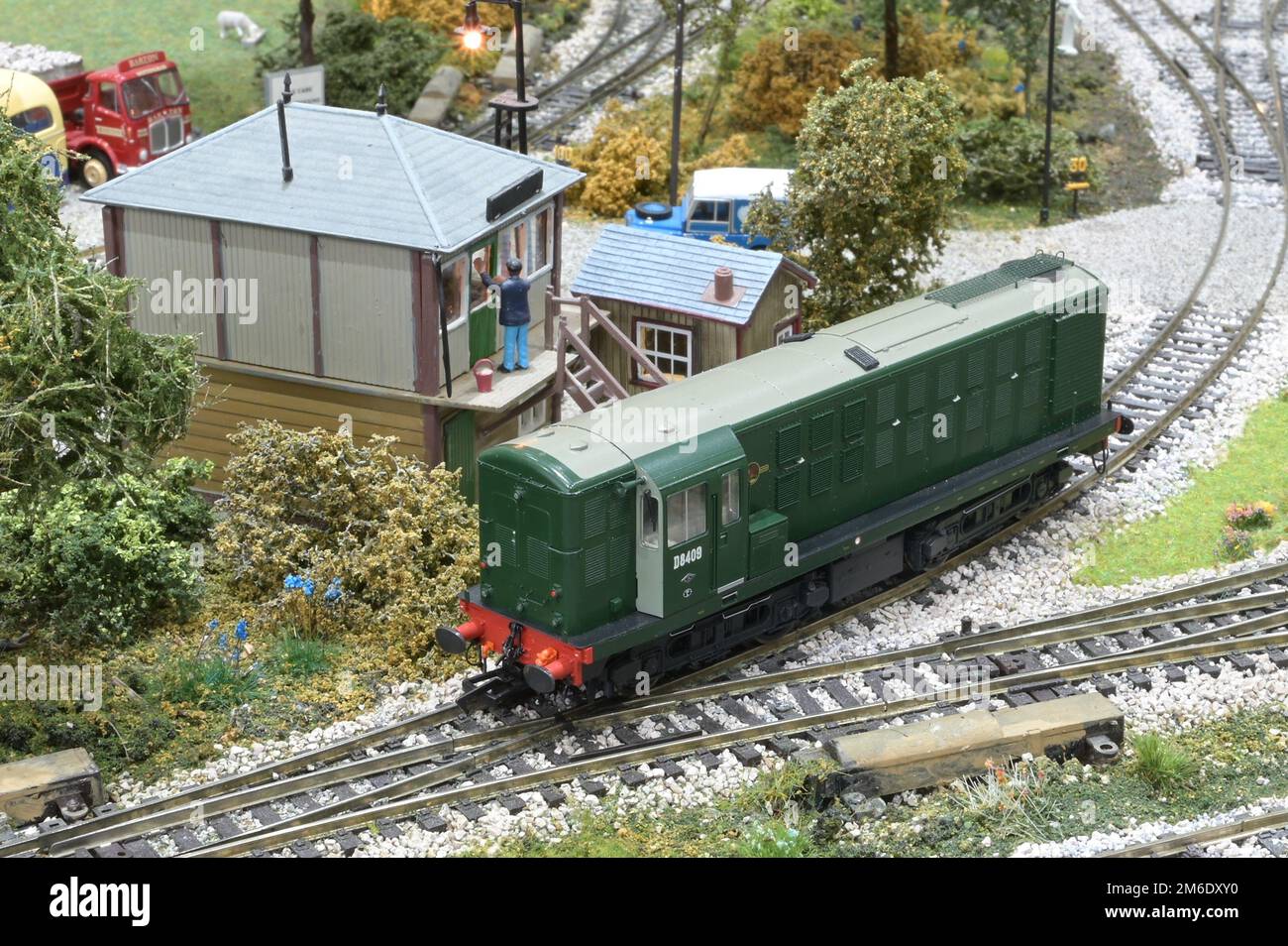 Model of a Class 16 diesel locomotive D8409 Stock Photo - Alamy