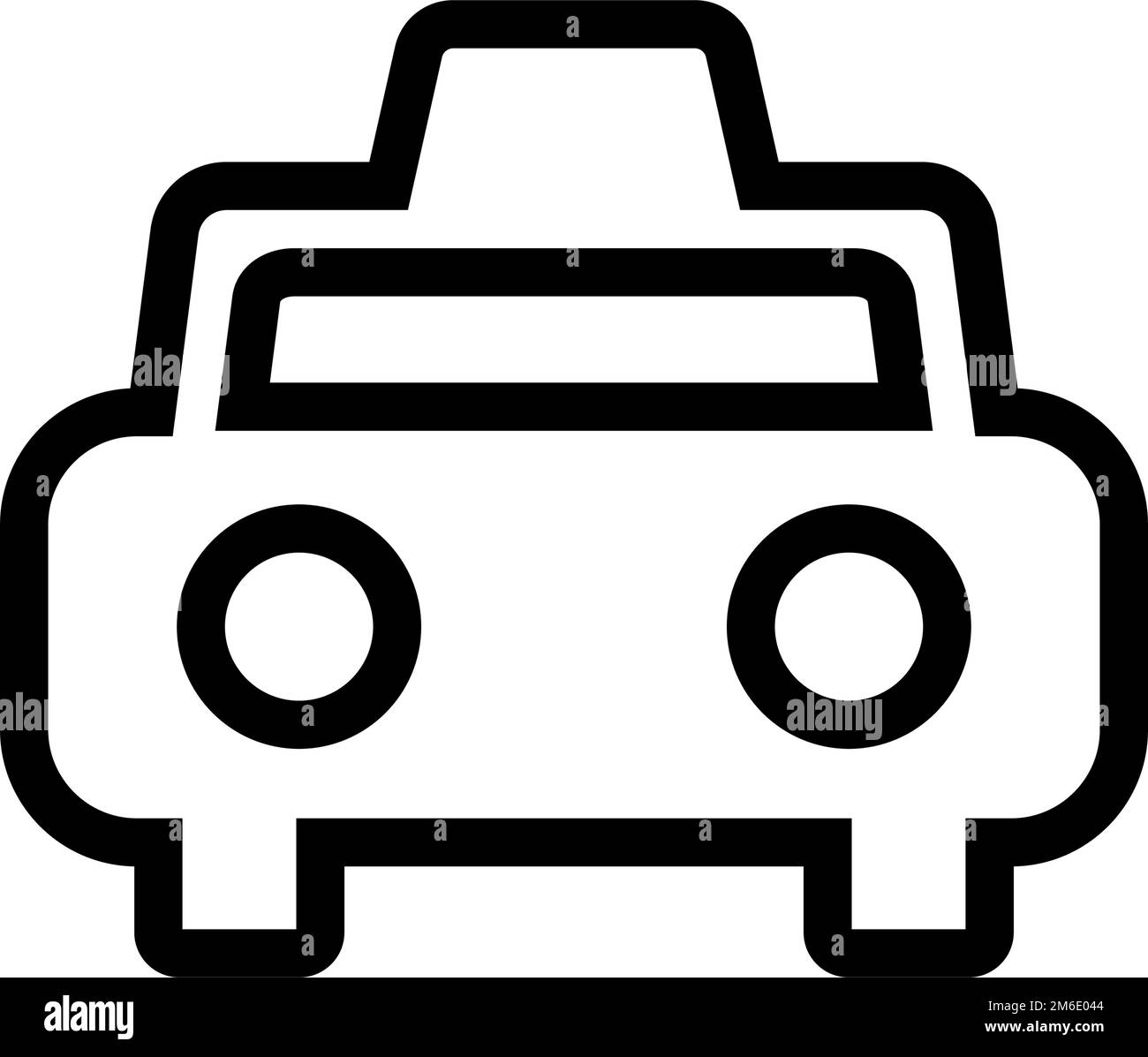 Cab icon. Taxi for transportation. Editable vector Stock Vector Image ...