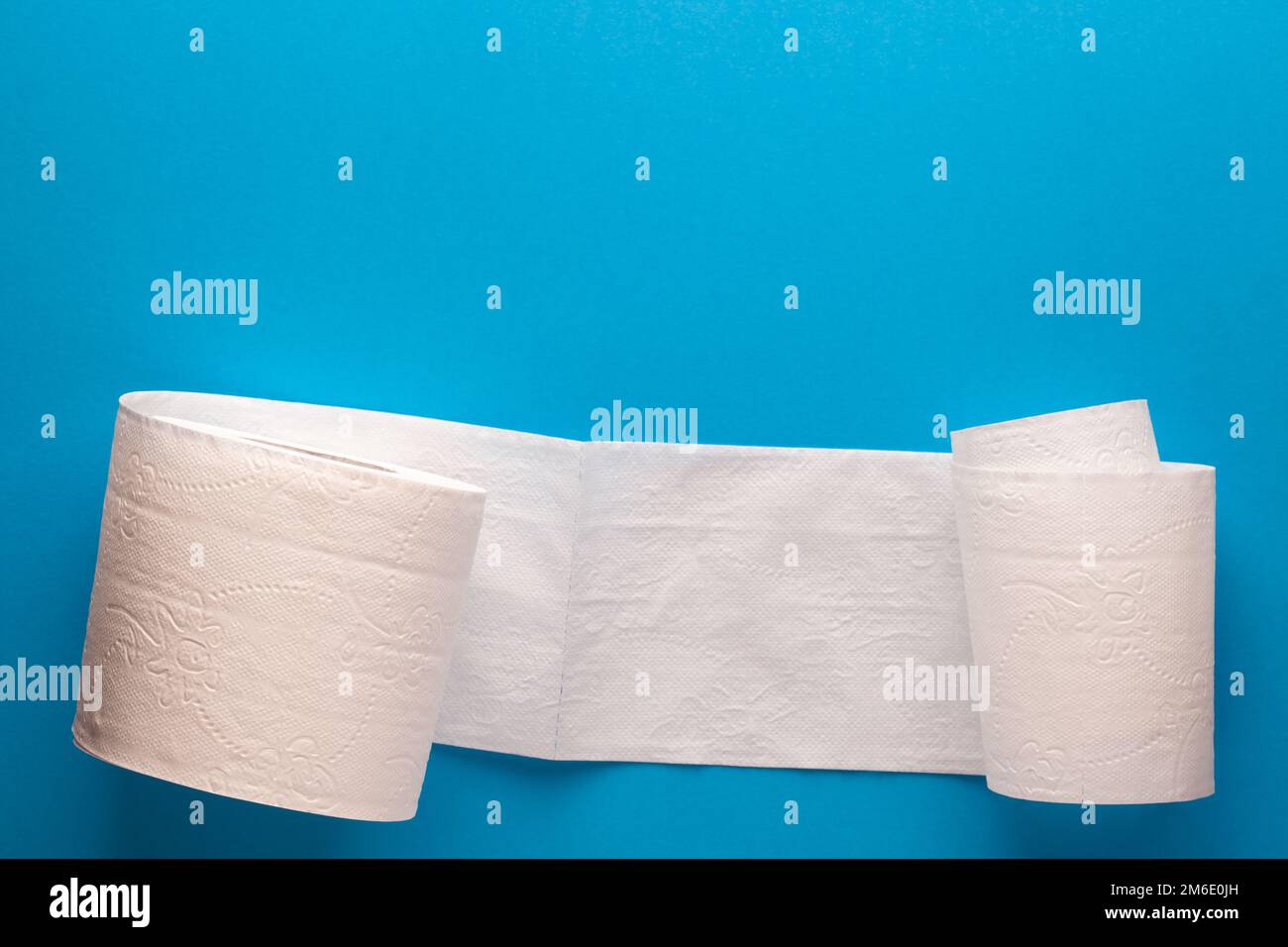 Roll Of Toilet Paper Stock Photo Alamy