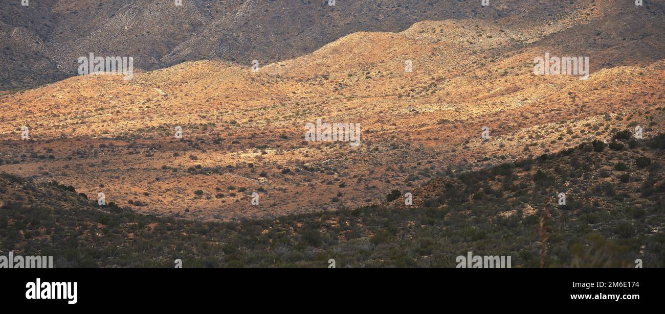 Californian desert - Anza-Borrego. Anza-Borrego Desert State Park, Southern California, USA. Stock Photo