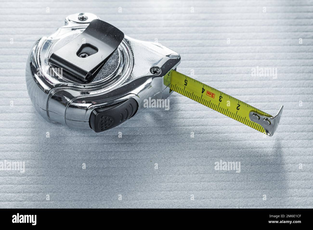Construction measuring tape top view Stock Photo Alamy