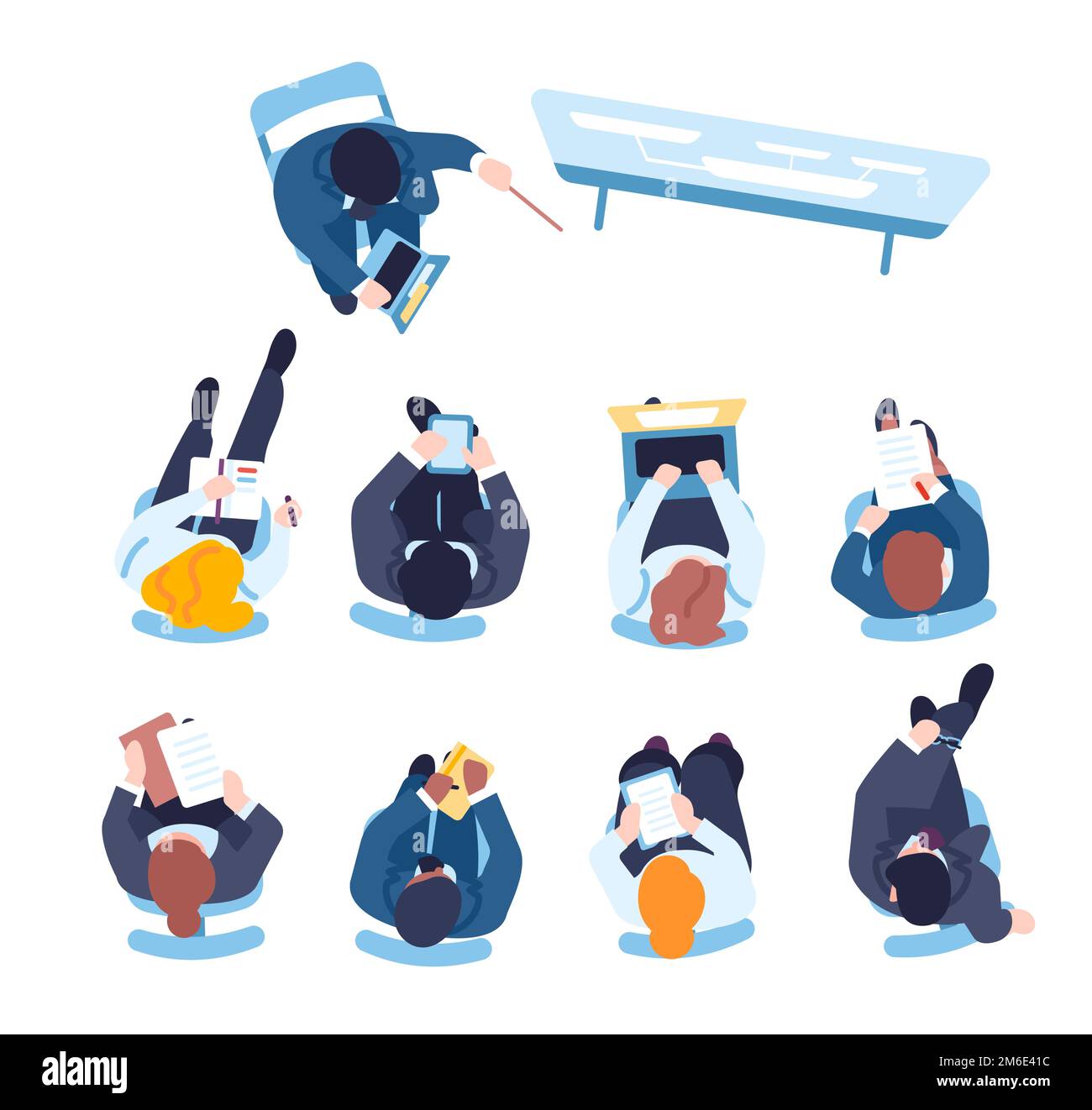 Business training. Businessman education courses. People sitting in ...