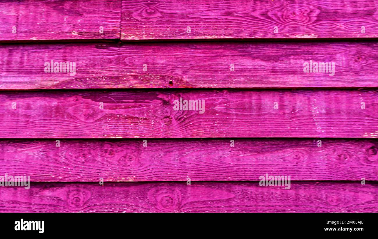 Colorful wood backgrounds in with high contrast dark pink Stock Photo
