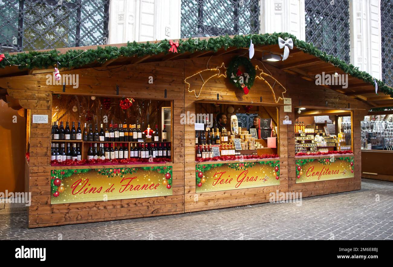 French Christmas Market (Mercatino Francese di Natale) in Bologna