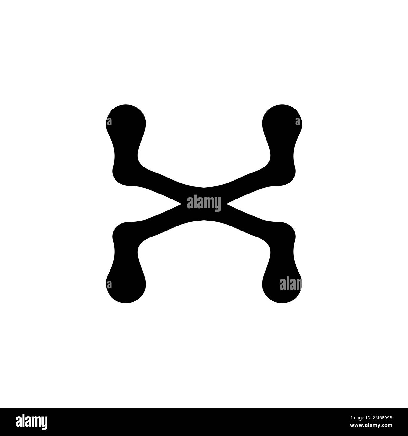 X icon icon. Simple style big sale poster background symbol 