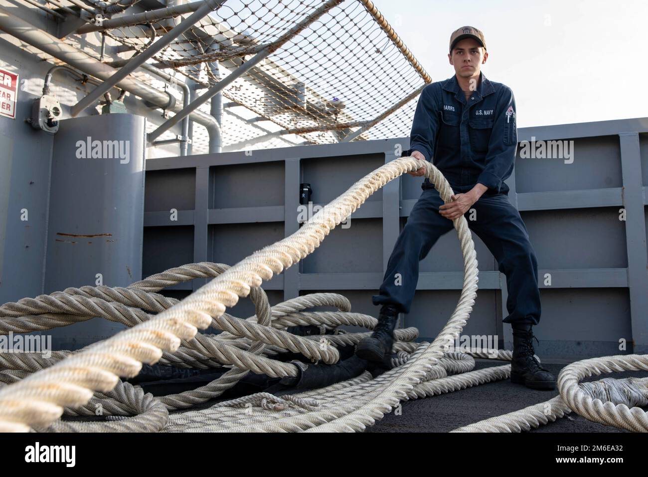 220426NVS0681035 SAN DIEGO BAY (April 26, 2022) Seaman Dylan Maars