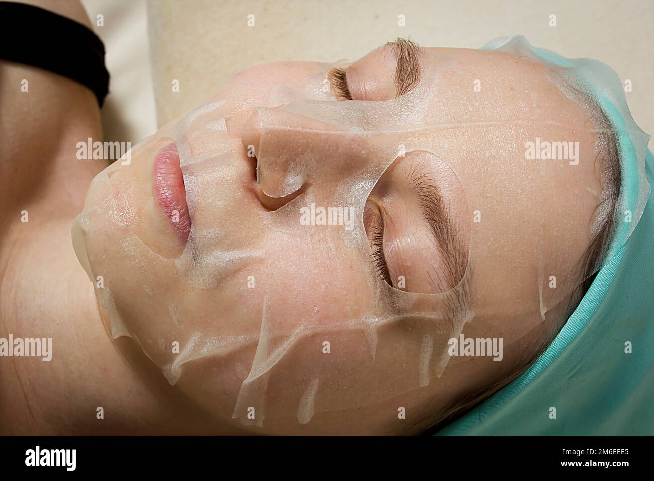 Rejuvenating mask on face young hi-res stock photography and images - Alamy
