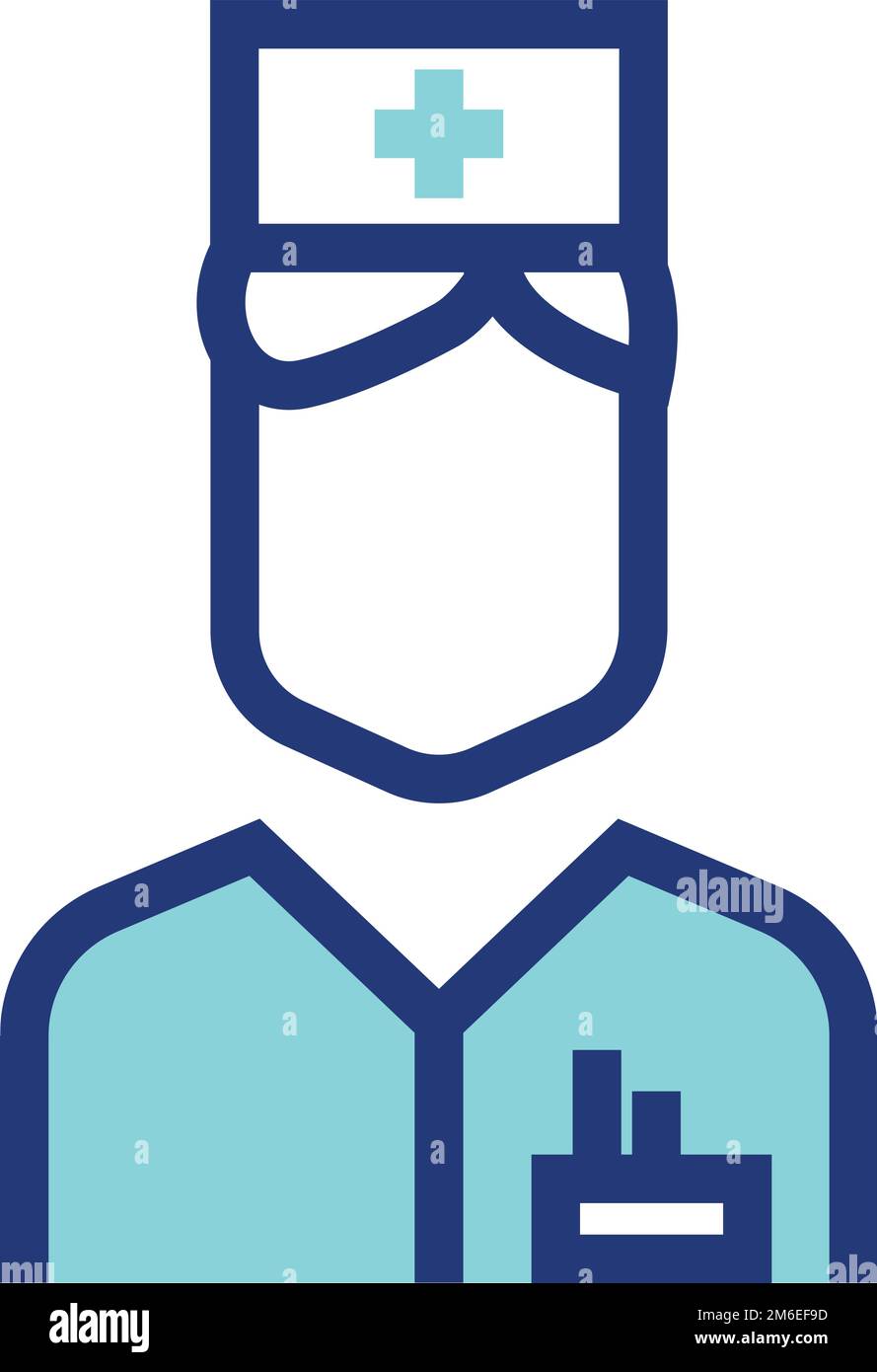 Doctor icon. Medical staff symbol. Hospital worker Stock Vector Image