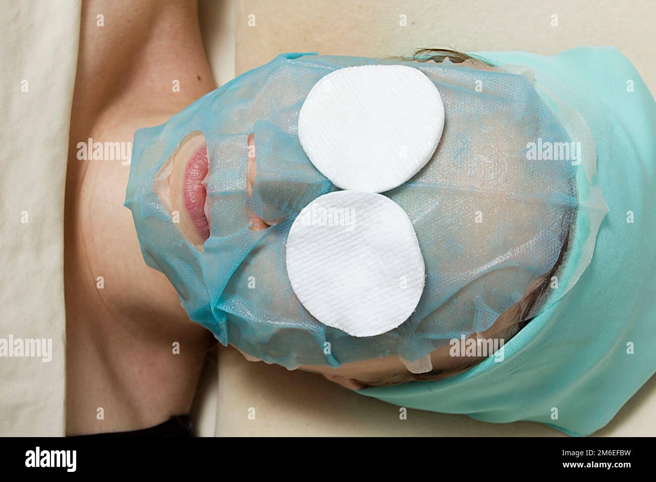 Young woman face mask hi-res stock photography and images - Alamy