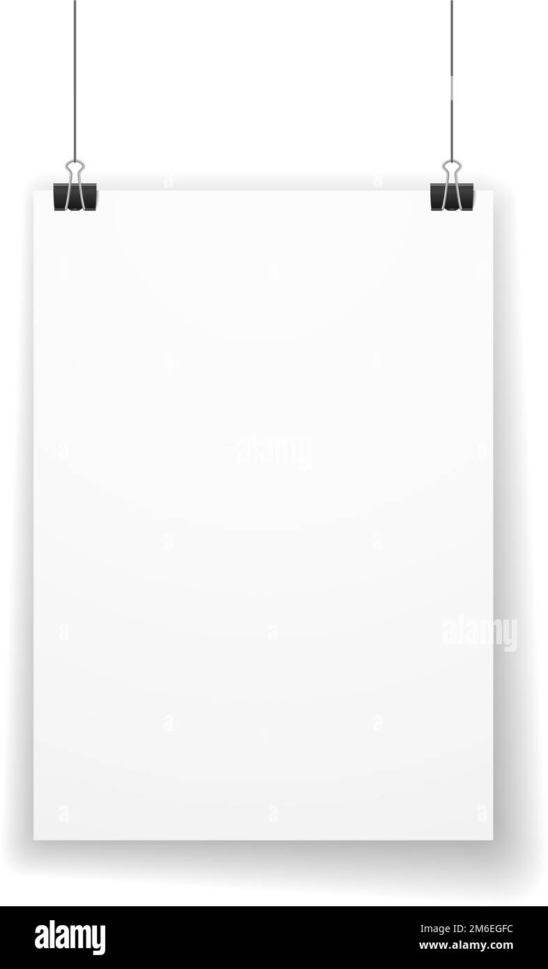 Blank poster Stock Vector Images Alamy