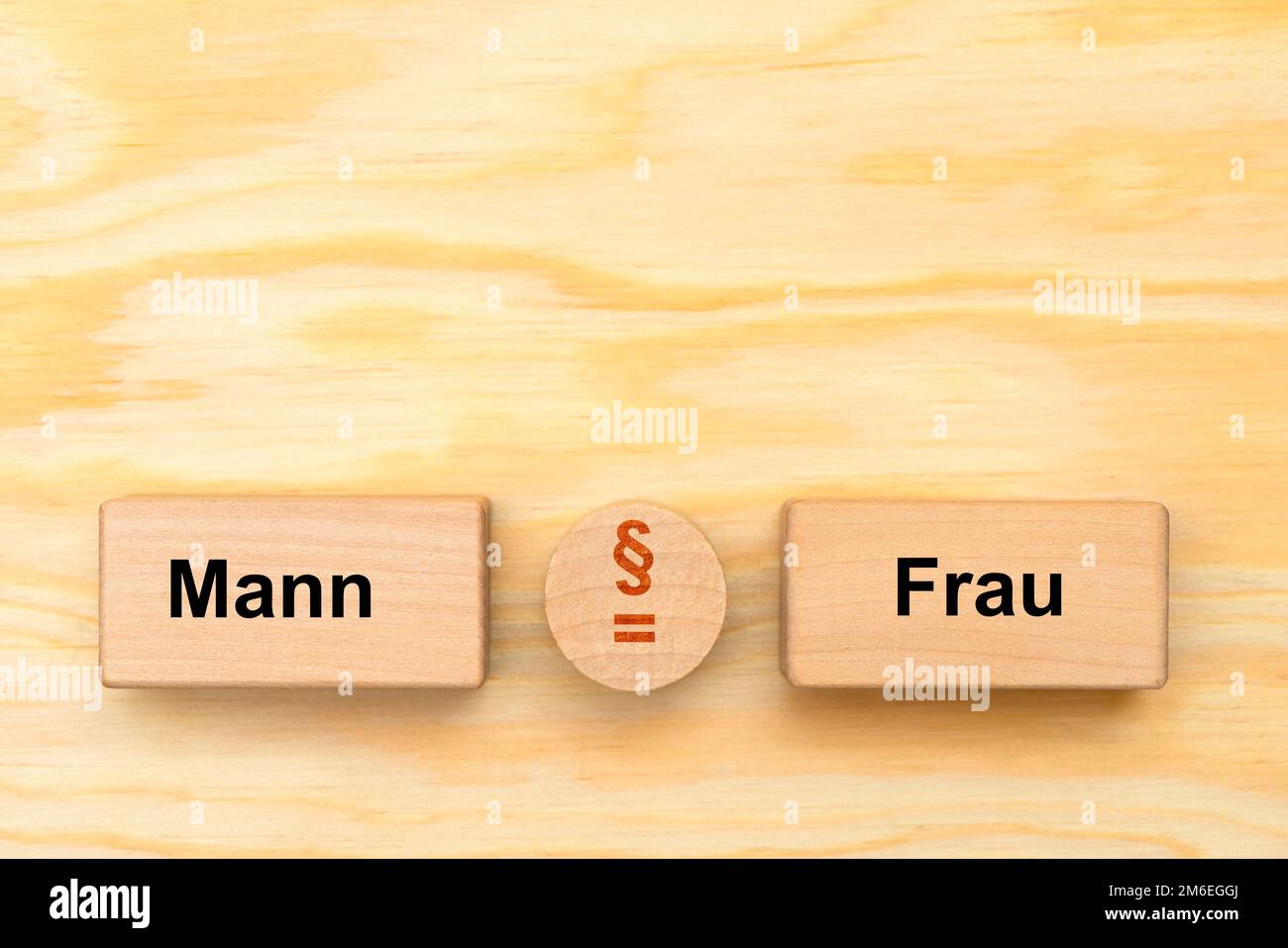 Equal rights and equality between men and women Stock Photo