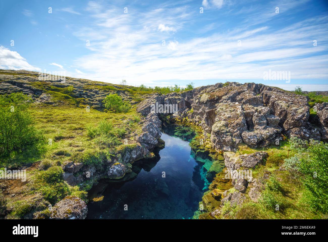 Blue sky and icy pond hi-res stock photography and images - Alamy