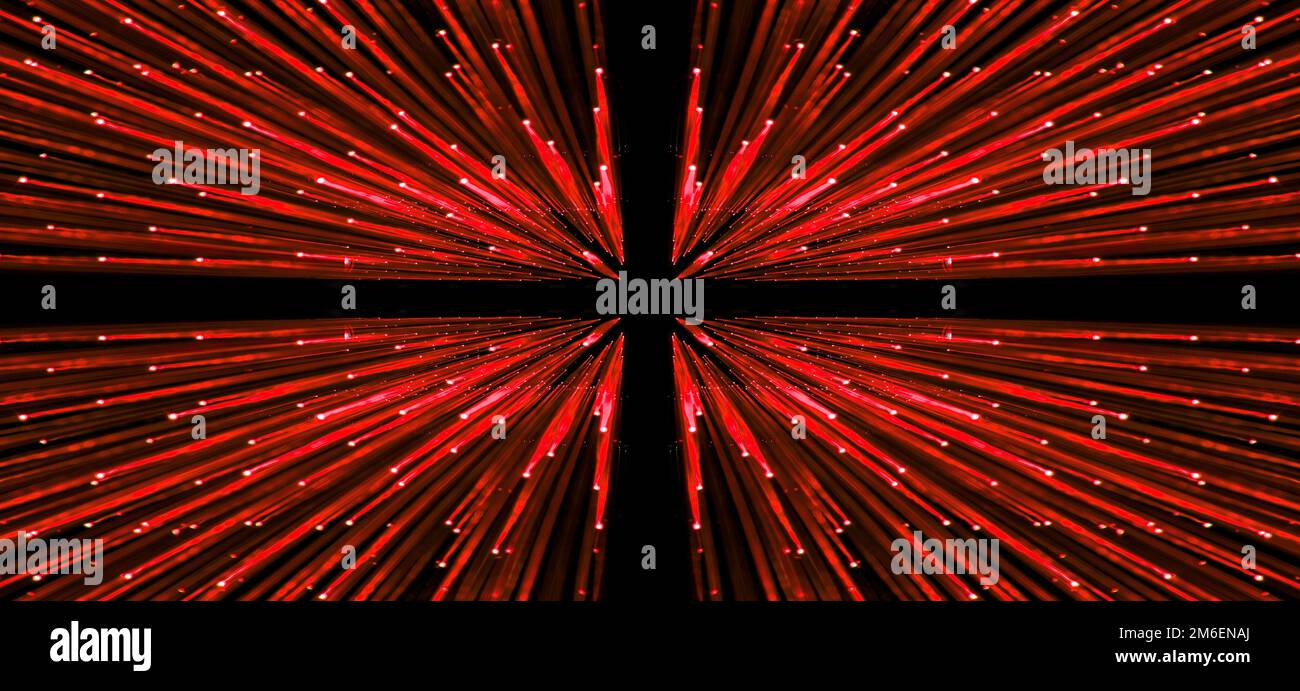 Lights trail using zoom techniques, Star warp, The effect of zooming in