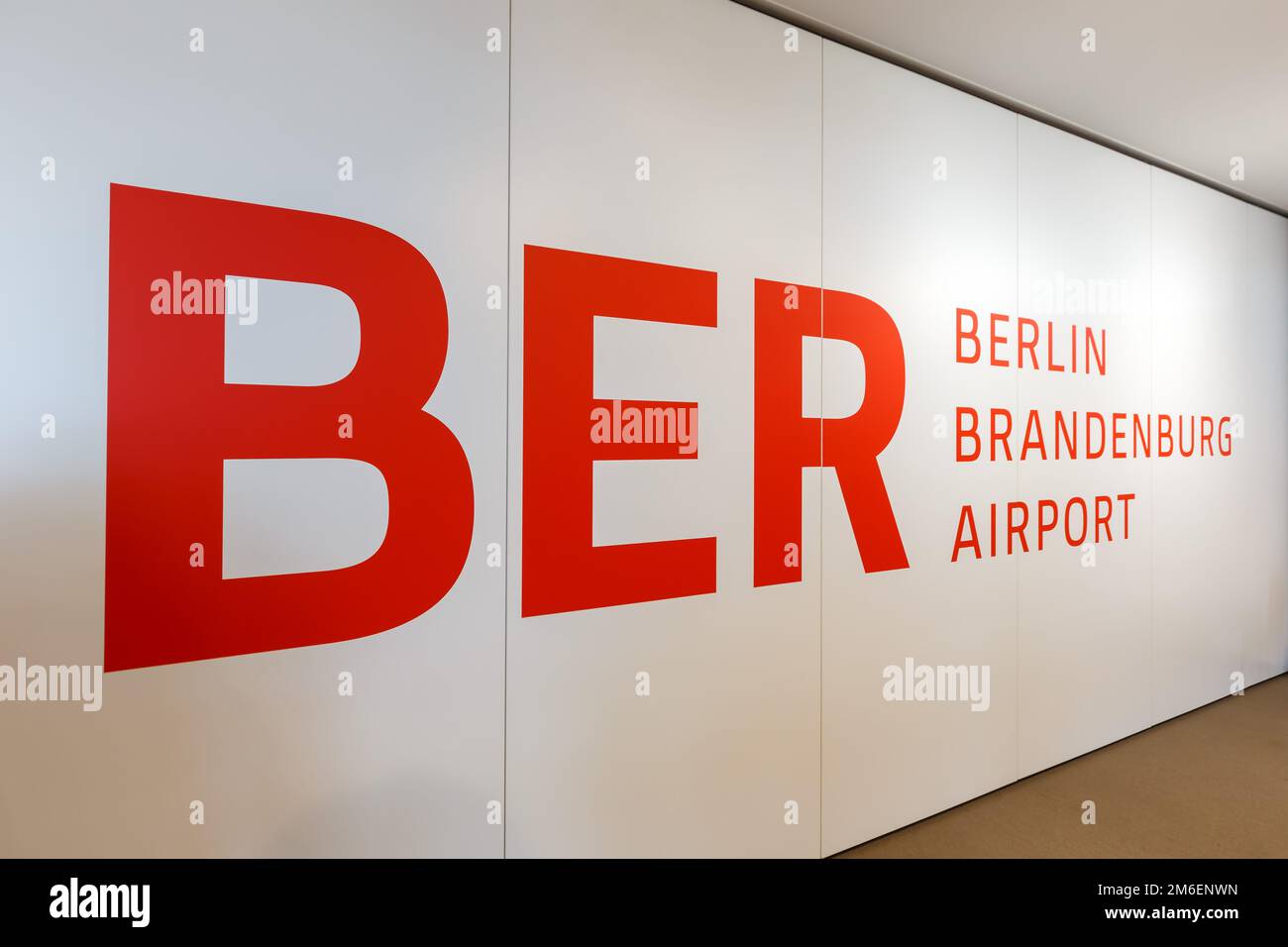 Flughafen Berlin Brandenburg BER Willy Brandt Airport Stock Photo