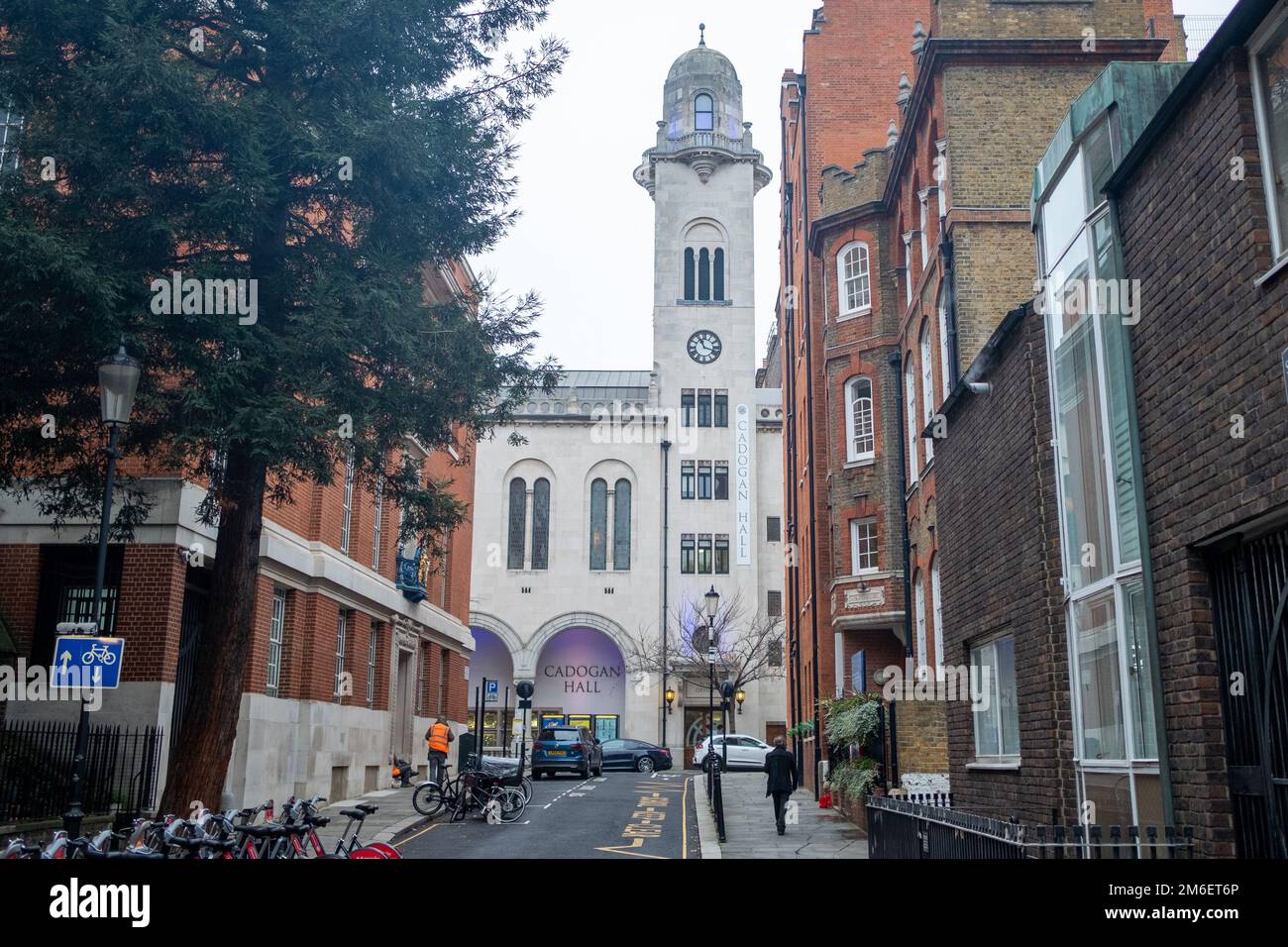 London- November 2022: Cadogan Hall- Early 20th century hall, home to the Royal Philharmonic Orchestra, with classical music programme. Stock Photo
