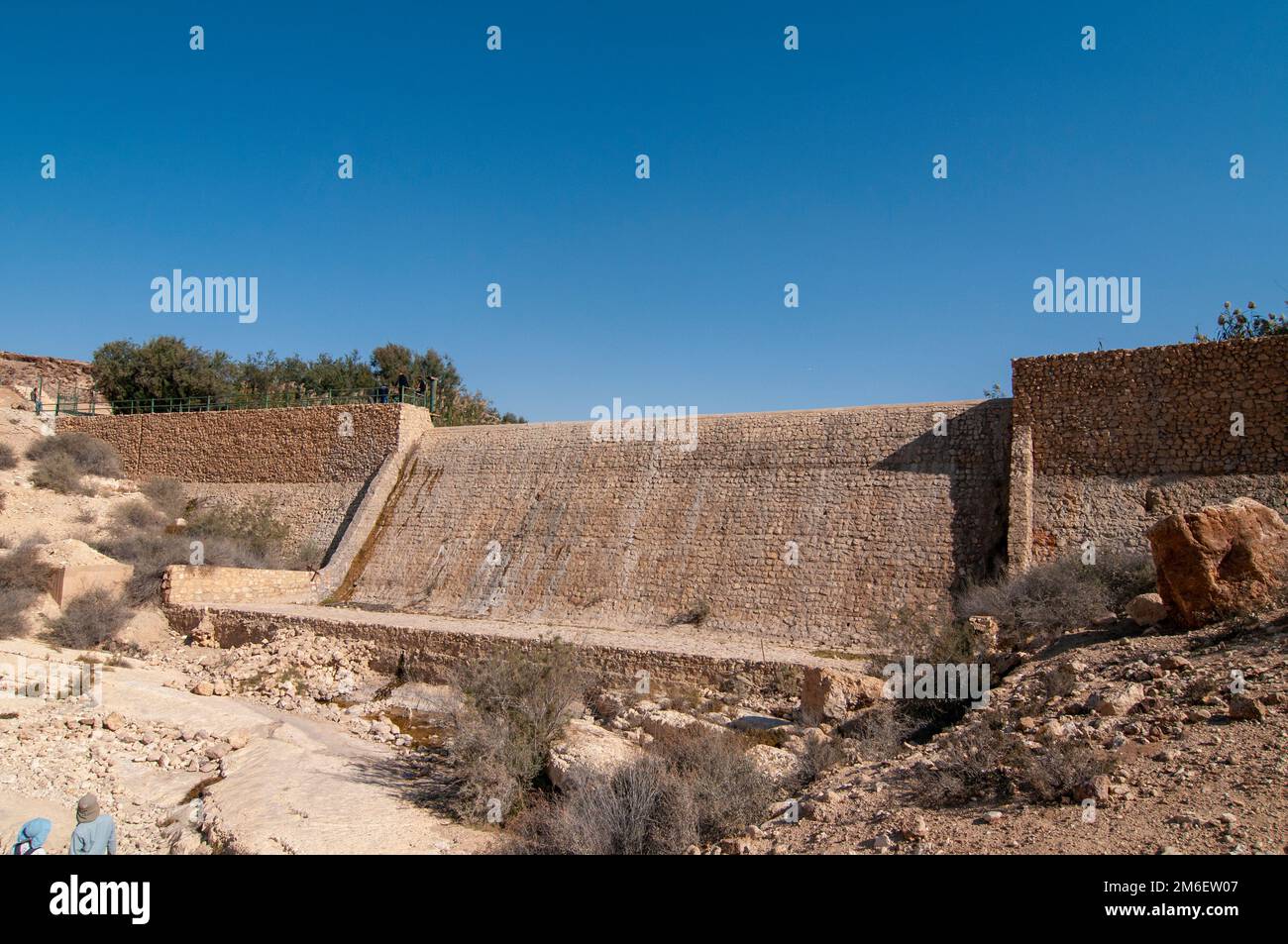 Yeruham Lake in the Yeruham park in the Negev Desert, Israel This lake