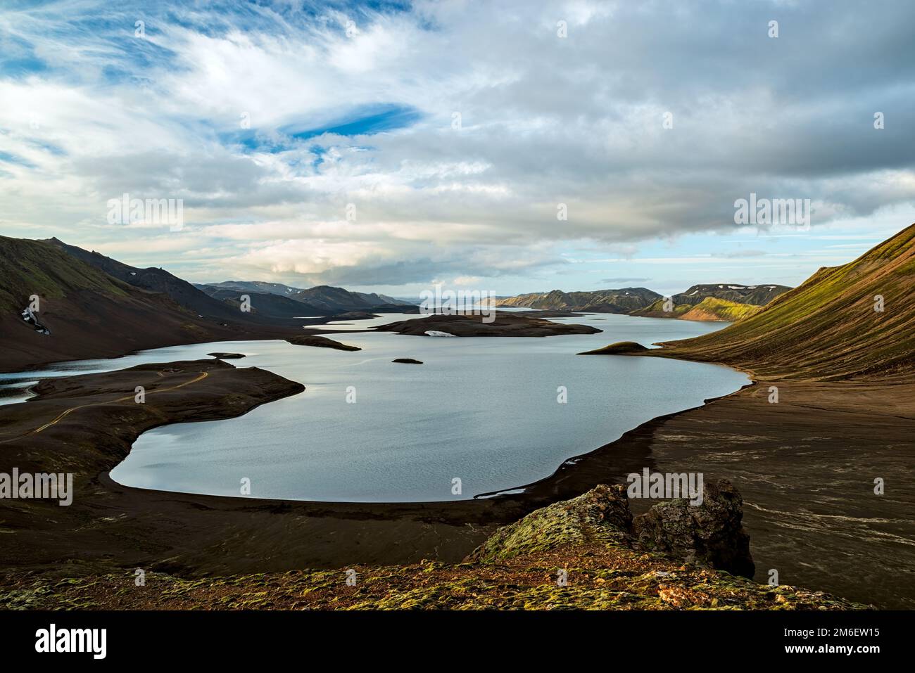 Langisjor lake, Iceland Stock Photo