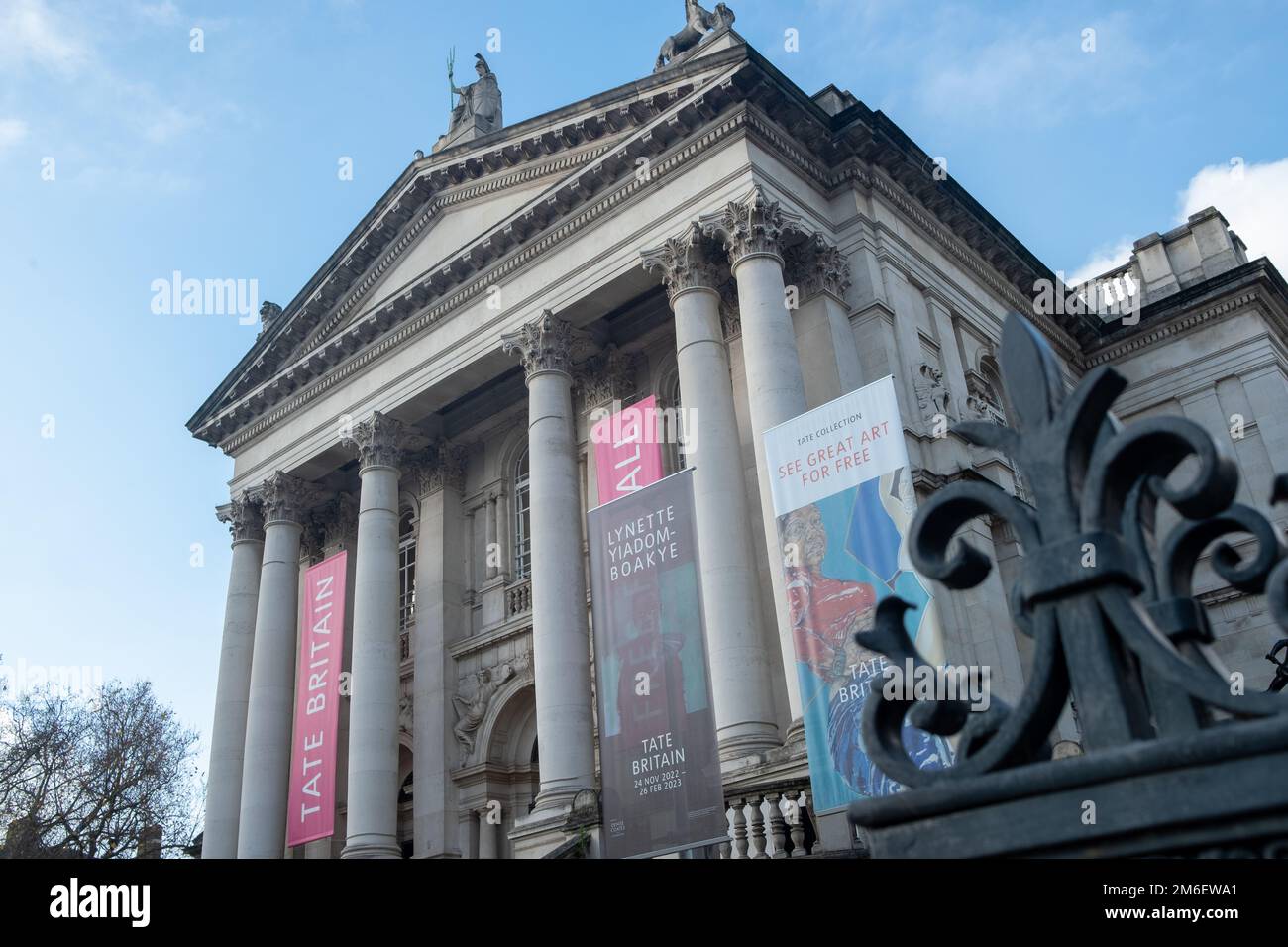 London November 2022 Exterior of the Tate Britain museum on Millbank