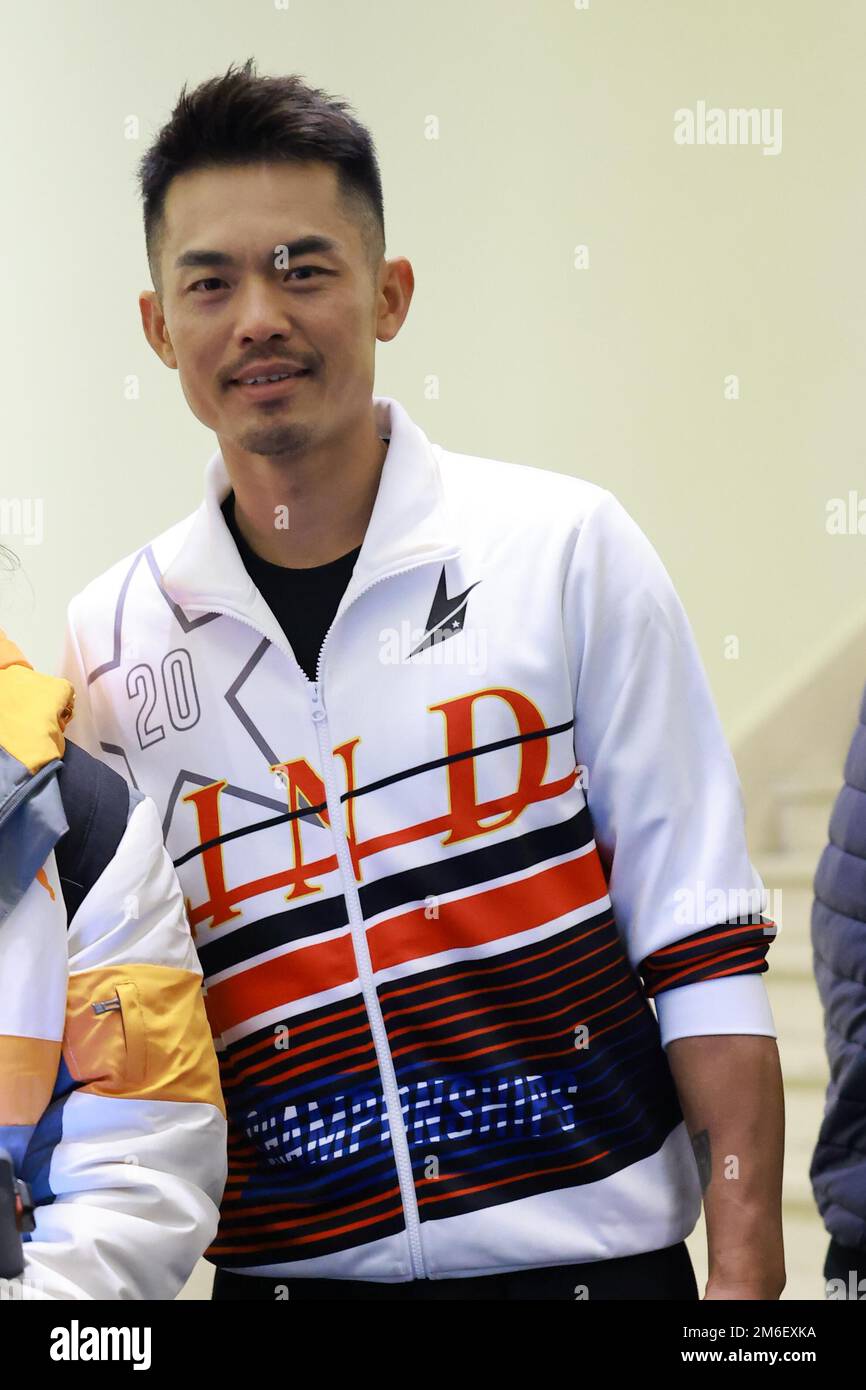 Chinese former professional badminton player Lin Dan attended an activity in Shanghai, China, 1 January, 2023. (Photo by ChinaImages/Sipa USA) Stock Photo