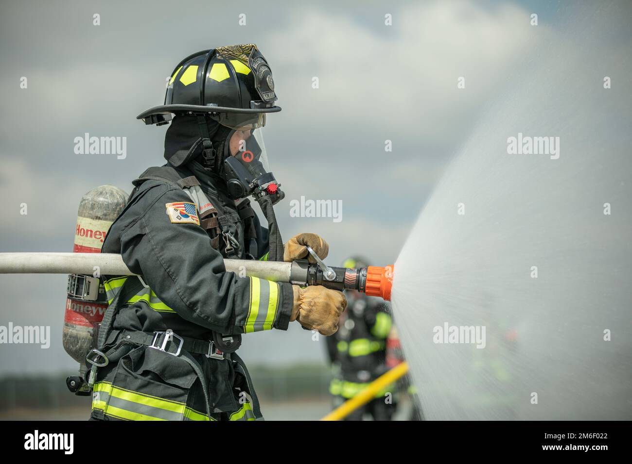 A Firefighter assigned to the U.S. Army Garrison Humphreys Fire ...