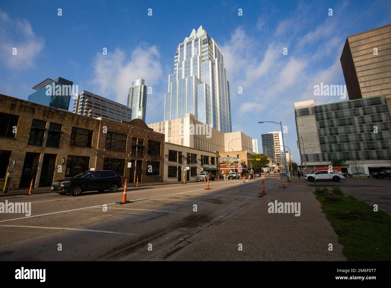 Spring, 2016 Austin, Texas, USA Austin Central Street in downtown