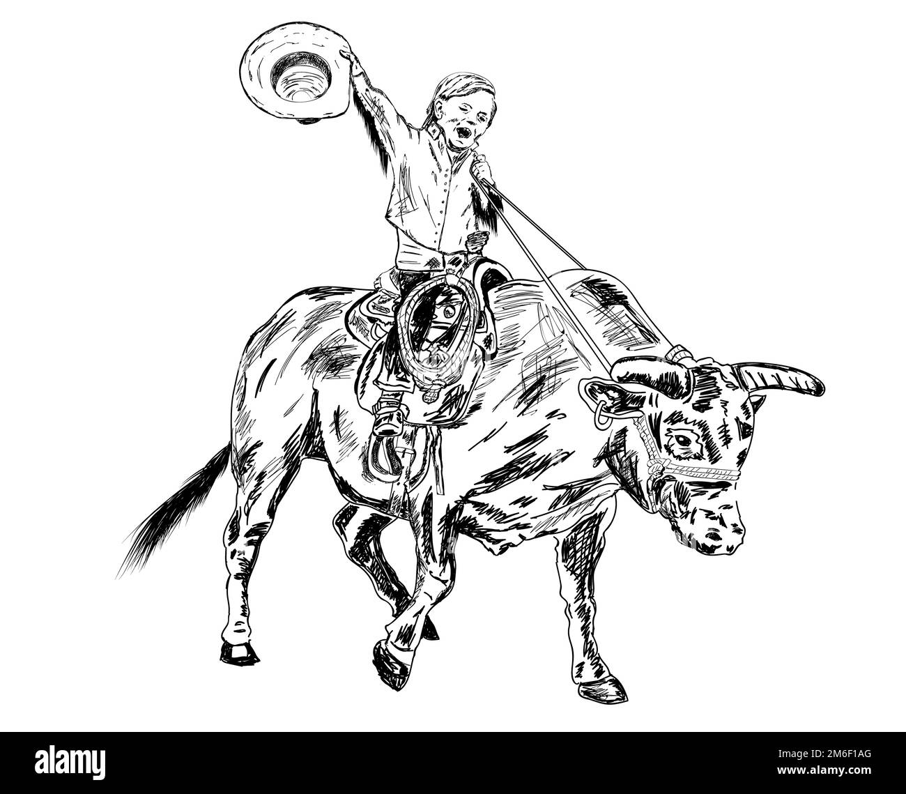 Rodeo Cut Out Stock Images & Pictures Alamy