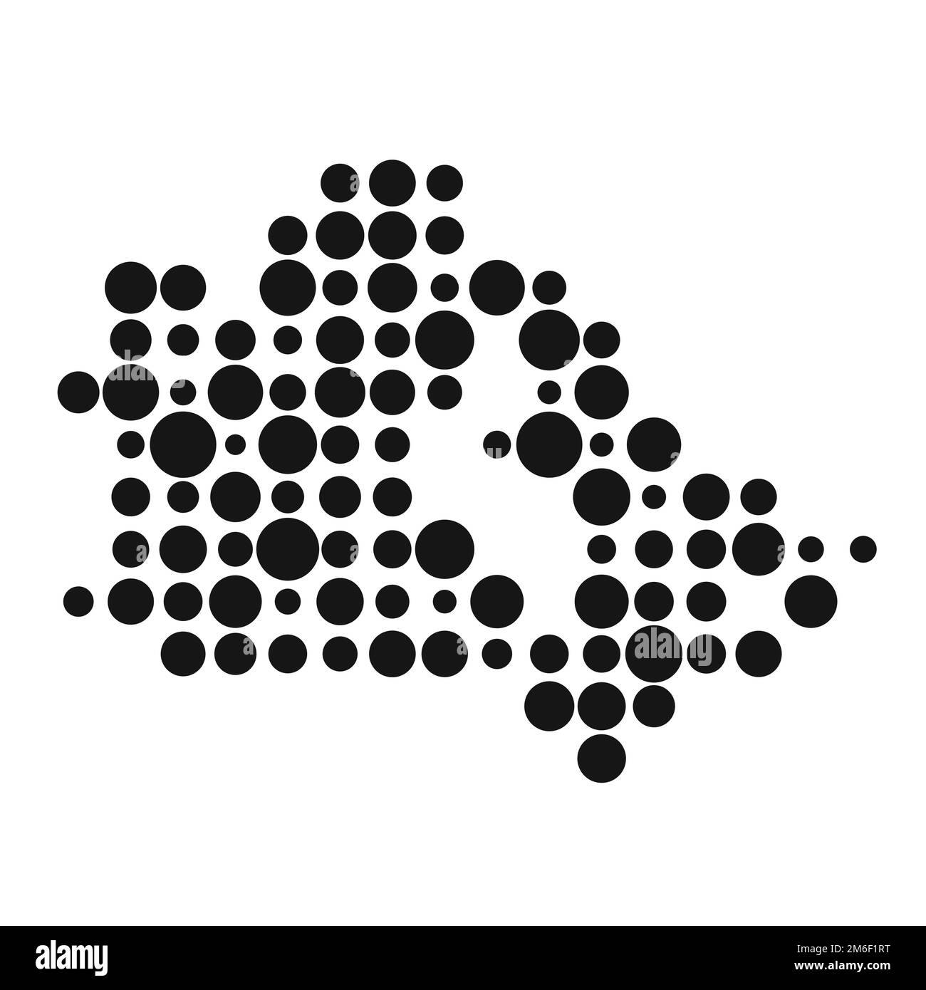 Canada simple map Black and White Stock Photos & Images - Alamy