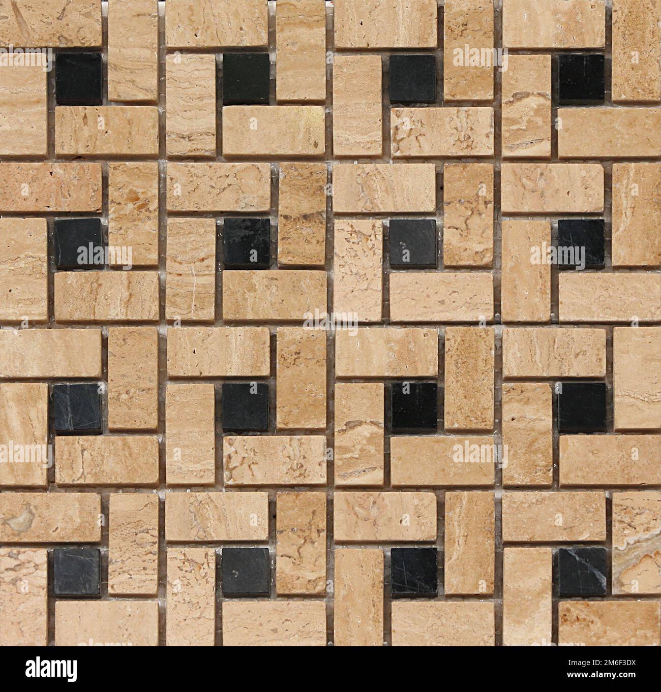 Background is the texture of the tile. The pattern and texture of the tile is construction. Stock Photo
