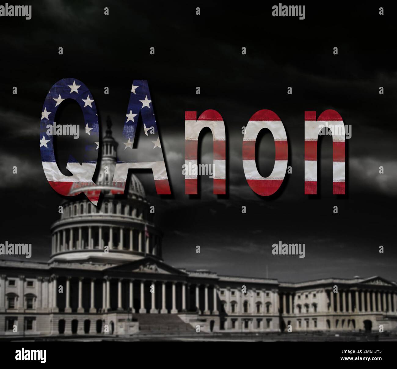 Washington DC capitol storm Stock Photo Alamy