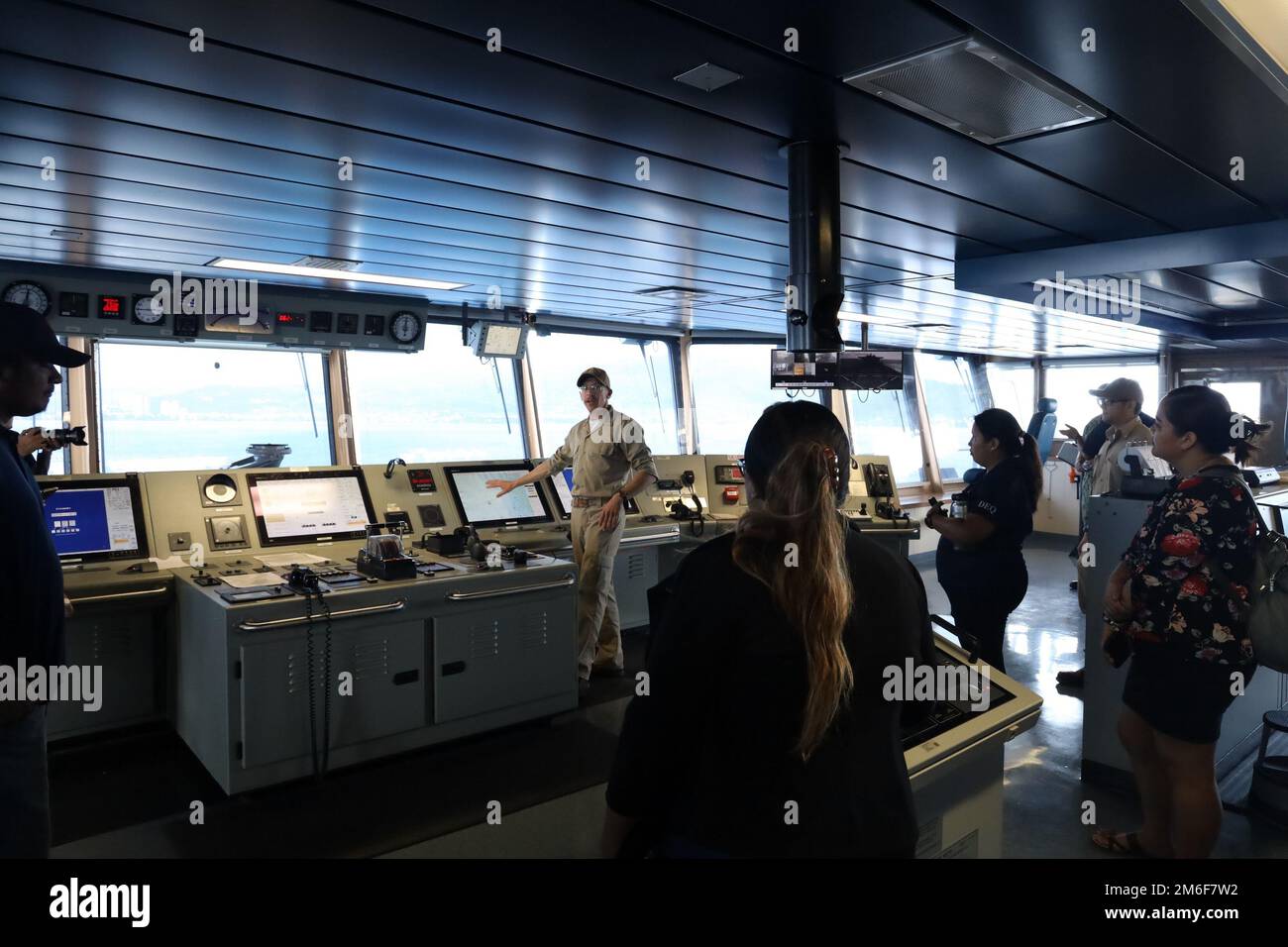 GARAPAN, Saipan (April 27, 2022) Brice Behringer, the ship’s master