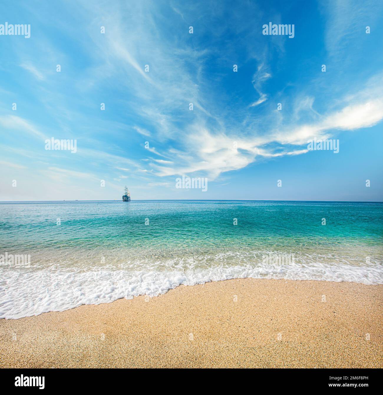 Tropical beach resort concept hi-res stock photography and images - Alamy