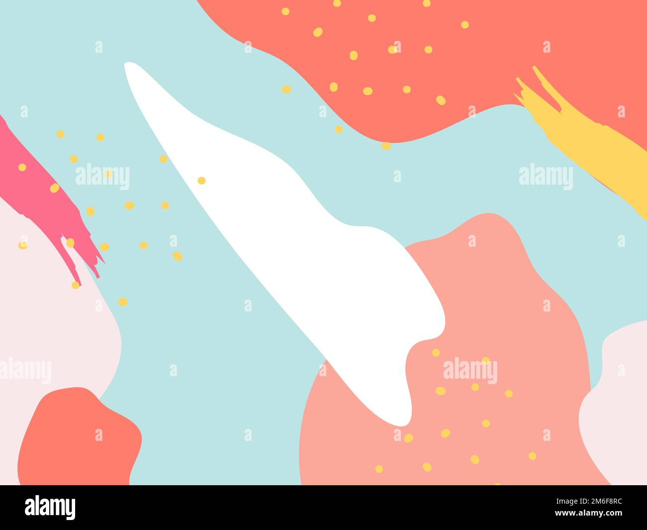 Colorful Memphis design background vector Stock Vector