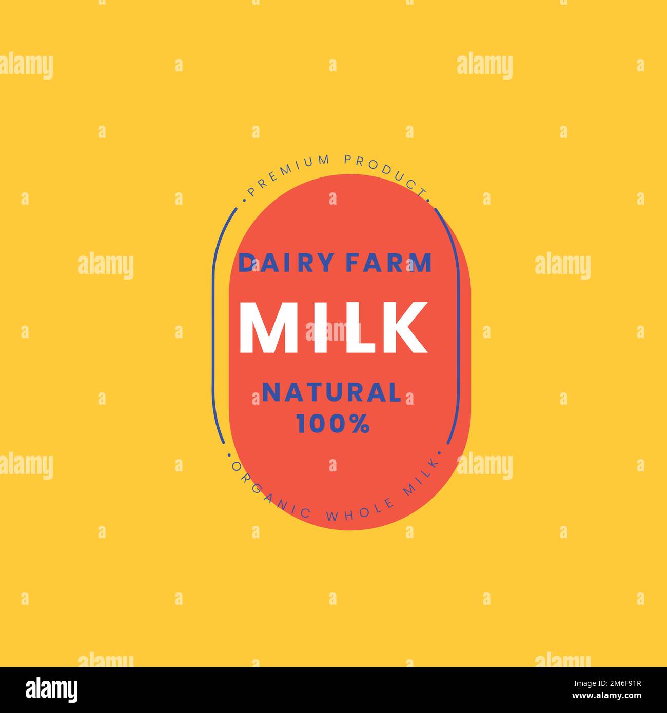 Dairy farm milk logo badge design Stock Vector Image & Art Alamy