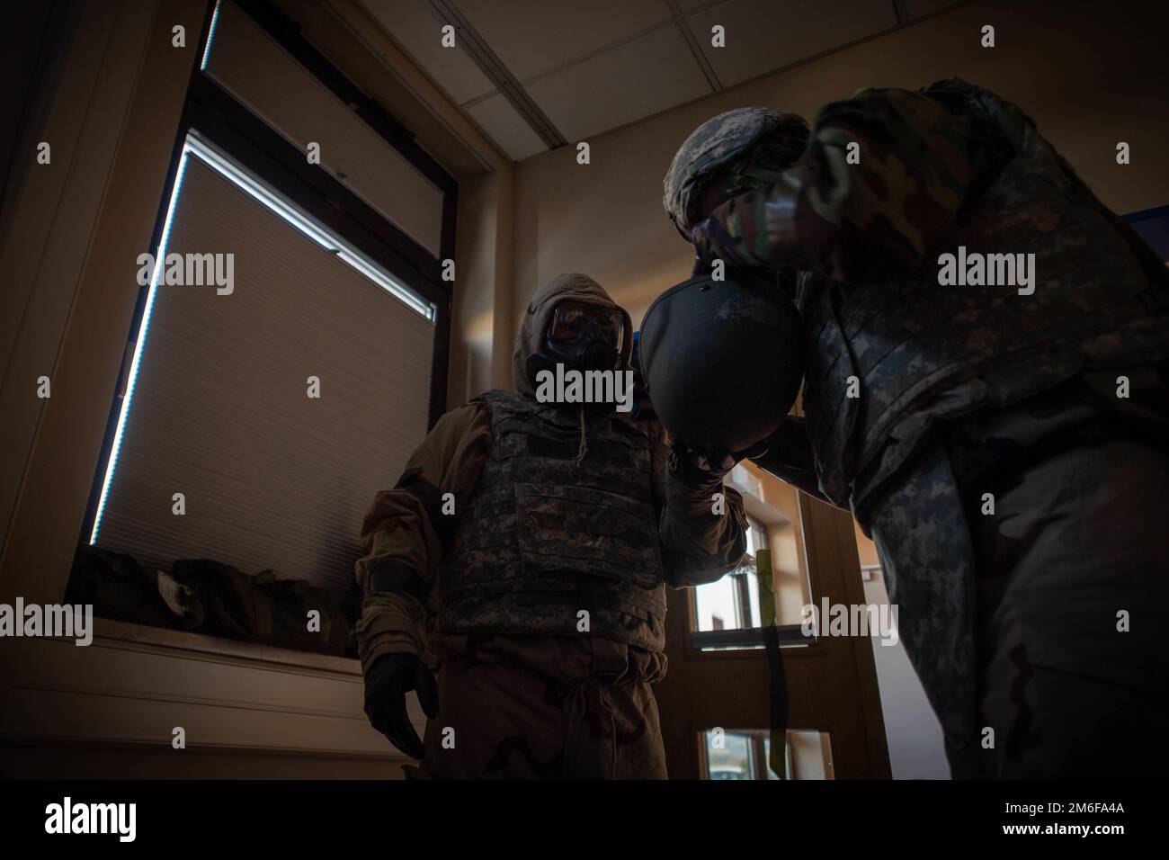 U.S. Air Force Airmen assigned to the 37th Airlift Squadron wear