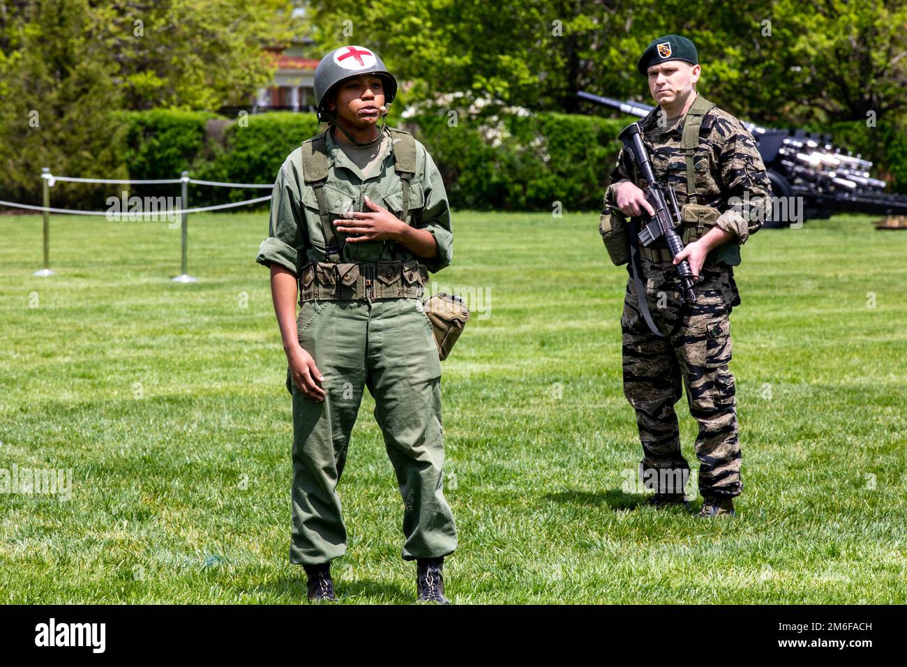 3d U.S. Infantry Regiment (The Old Guard) Soldiers perform Twilight