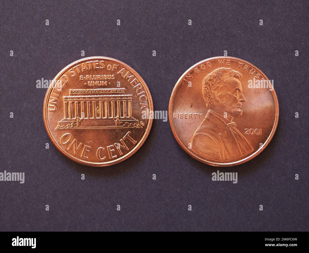 1 cent coin, United States Stock Photo - Alamy